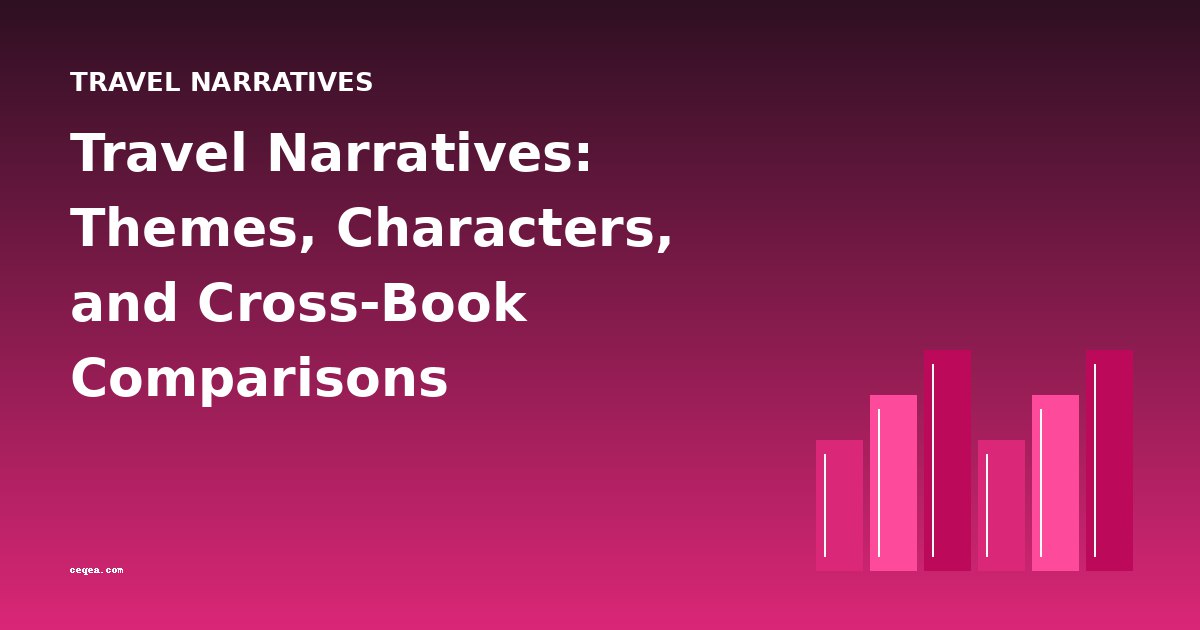 Travel Narratives: Themes, Characters, and Cross-Book Comparisons