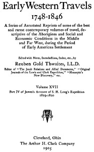 Cover of James's Account of S. H. Long's Expedition, 1819-1820, part 4 — Themes and Context