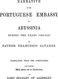 Cover of Narrative of the Portuguese emba...