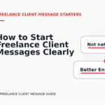 How to Start Freelance Client Messages Clearly