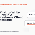 What to Write First in A Freelance Client Message