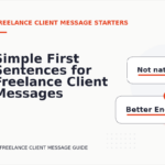Simple First Sentences for Freelance Client Messages