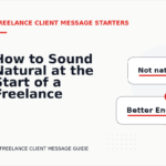 How to Sound Natural at the Start of a Freelance Client Message