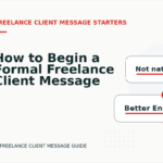 How to Begin a Formal Freelance Client Message