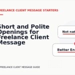 Short and Polite Openings for Freelance Client Message English