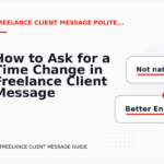 How to Ask for a Time Change in Freelance Client Message English
