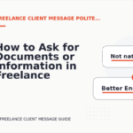 How to Ask for Documents or Information in Freelance Client Message English