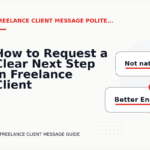 How to Request a Clear Next Step in Freelance Client Message English