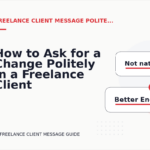 How to Ask for a Change Politely in a Freelance Client Message