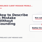 How to Describe a Mistake Without Sounding Rude in Freelance Client Message English