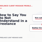How to Say You Do Not Understand in a Freelance Client Message