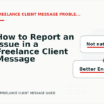 How to Report an Issue in a Freelance Client Message