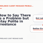 How to Say There Is a Problem but Stay Polite in Freelance Client Message English