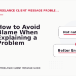How to Avoid Blame When Explaining a Problem in Freelance Client Message English