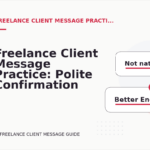 Freelance Client Message Practice: Polite Confirmation Examples