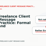 Freelance Client Message Practice: Formal and Friendly Versions