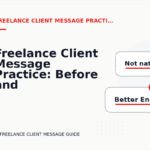 Freelance Client Message Practice: Before and After Corrections